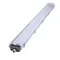 Hermetic LED luminaire 2x120cm with reflector