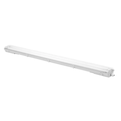 Hermetic LED tube luminaire HEDA 2xT8 120cm IP65 with reflector