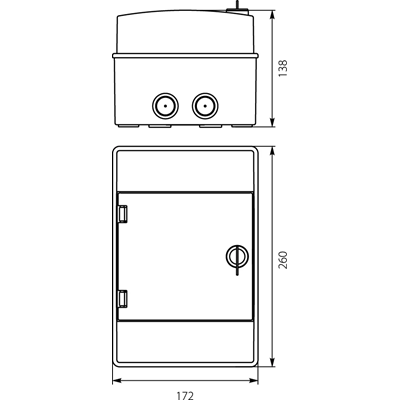 Hermetic switchgear RH-4/B (white door)