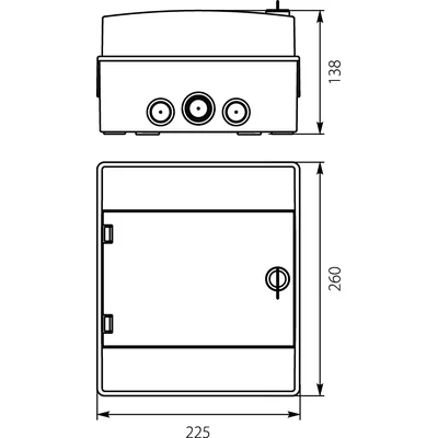 Hermetic switchgear RH-6/Z (with lock)