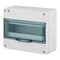 HERMETICA Verteilerkasten 1x12+1 PE+N Aufputzmontage IP 65 - Rauchglas