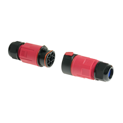 Hermetický kabelový konektor IP 68 5pinový odnímatelný 16A 230-450V AC (0,5-1,5mm)