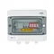 Hermetische AC-Anschlussplatine IP65 EMITER mit AC-Überspannungsableiter Dehn Typ 2 16A 3-F RCD Typ A 40A/300mA