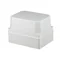 Hermetische Anschlussdose S-BOX 190x140x140, hoch, ohne Kabelverschraubungen, grau, halogenfrei, IP65