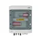 Hermetische DCAC-Anschlussplatine IP65 EMITER mit DC-Überspannungsableiter Dehn 1000V Typ 2 2 x PV-String 2 x MPPT AC-Ableiter Dehn Typ 1+2 10A 3-F