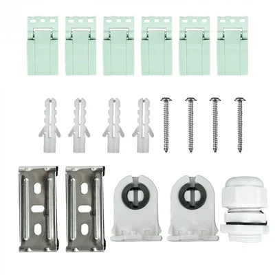 Hermetische Fassung für LED-Röhren 2x60cm VOLLPLATTE