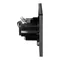 Hermetische Steckdose, IP44, 1x2P+Z (Schuko), schwarz