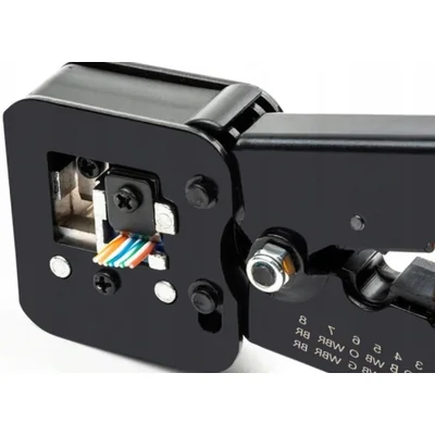 Herramienta de crimpado de conectores de paso EZ RJ45 + RJ12