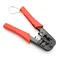 Herramienta de crimpado para conectores RJ11, RJ12 y RJ45.