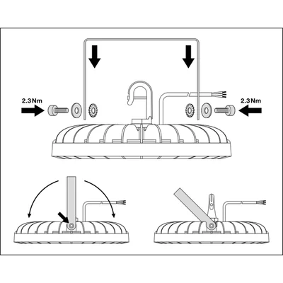 HIGH BAY COMPACT V 133W 840 110DEG IP65 luminaire