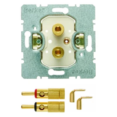 High End loudspeaker socket