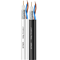 High-frequency coaxial cable YASp 75 0.8/3.7 0.8/3.7+2x0.5