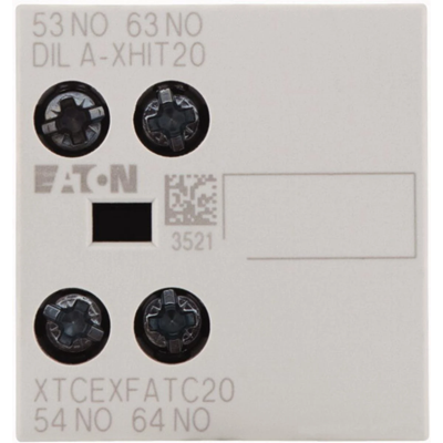 Hilfsschaltermodul, vorstehend, 2ZZ, Bauform, Schraubanschlüsse