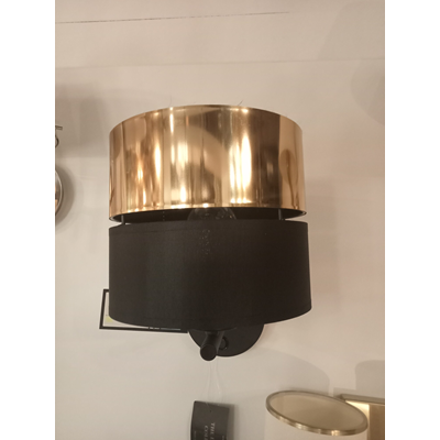 HILTON Single wall lamp black/gold