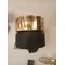 HILTON Single wall lamp black/gold