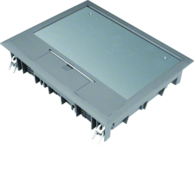 Hinged cover VE09 200x253 lining 5mm steel gray PA