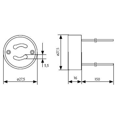 HLDR-GZ10 Keramikhalter