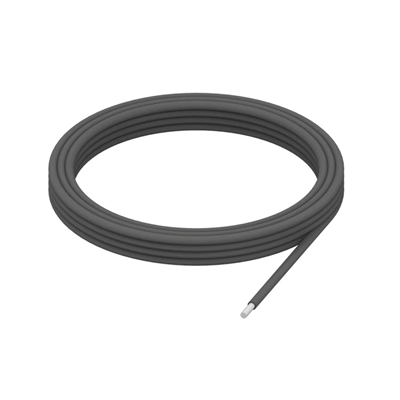 Hliníkový kabel o průměru 8 mm, potažený PVC