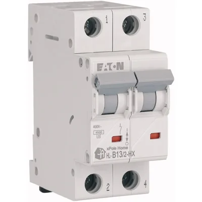 HN-B13/2 Circuit breaker 6kA, In=13A, B-characteristic, 2-pole. HN series
