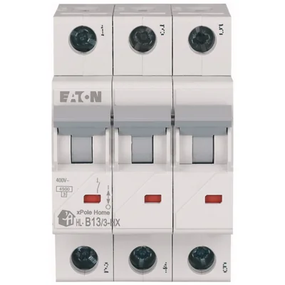 HN-B13/3 Overcurrent circuit breaker 6kA, In=13A, B characteristic, 3-pole. HN series
