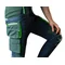 Hochwertige Arbeitshose, 62 % Baumwolle, 35 % Polyester, 3 % Elastan, Größe L