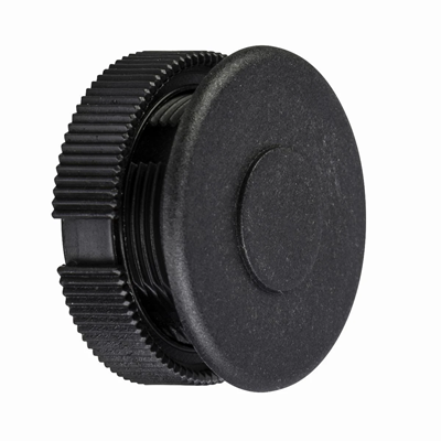 Hole plug 22.3mm, black gasket+nut