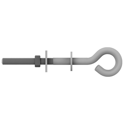 Hook bolt M16 hot-dip galvanized