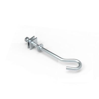Hook bolt M16X150, galvanized