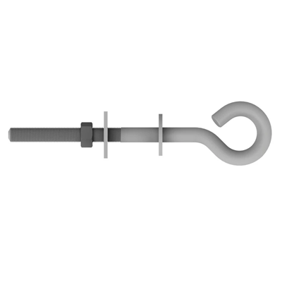 Hook bolt M20 x 160mm hot-dip galvanized