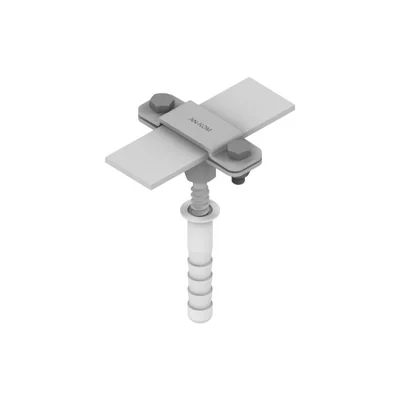 Hoop iron holder M8 L=16cm B=50mm, hot-dip galvanized