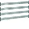 Horizontal mounting bar for IP54 enclosure, width 1600mm