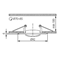 HORN CTC-3115 GRAPHITE/NICKEL ceiling spotlight