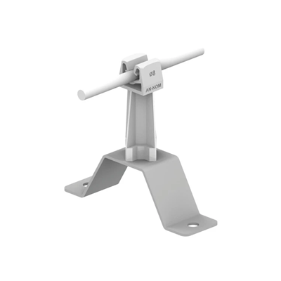 Hot-dip galvanized screw-on handle, height 7cm, gray latch