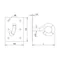 Hot-dip galvanized wall plate hook 225mm