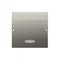 Hotel switch with backlight 10A 2A satin metallised