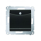 Hotel switch with backlight 10A (module) anthracite (metallic)