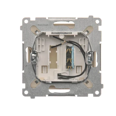 Hotel switch with backlight 10A (module) cream