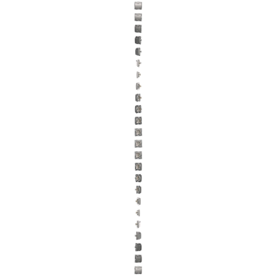 Hotel switch with backlight 10A (module) silver (metallic)