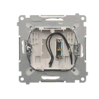 Hotel switch with backlight 10A (module) white