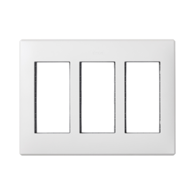 Housing frame S500 3-module 6x K45 pure white