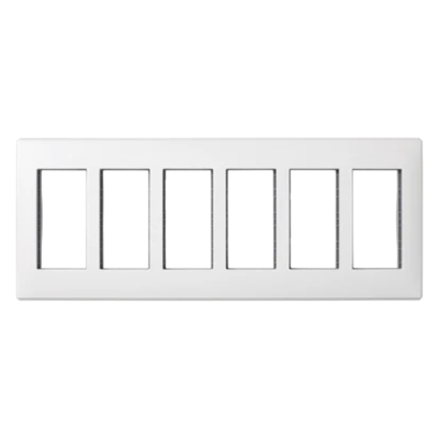 Housing frame S500 6-module 12x K45 pure white