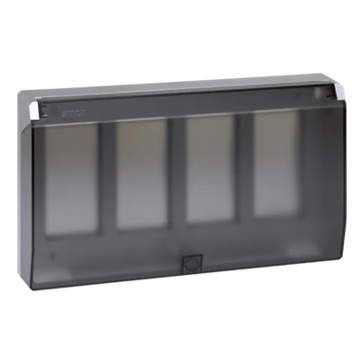 Housing frame S500 with 4-module cover 8x K45 aluminium