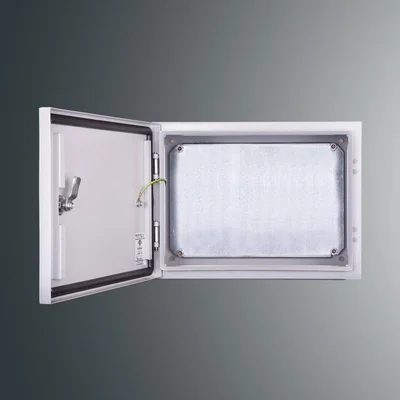 Housing with mounting plate PSH 304020 PROFIT 300x400x200; IP65; IK10; RAL7035, hermetic lock -D5