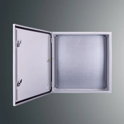 Housing with mounting plate PSH 606020 PROFIT 600x600x200; IP65; IK10; RAL7035, hermetic lock -D5
