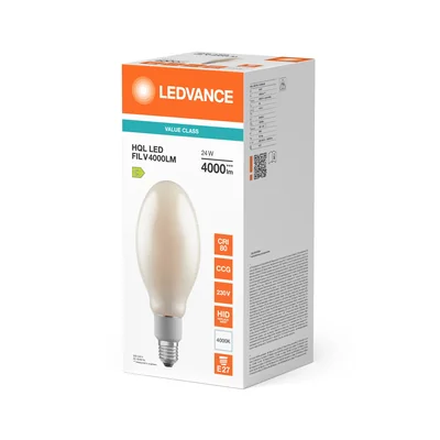 HQL LED FILAMENT VALUE lamp 4000LM 24W 840 E27