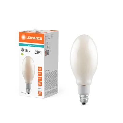 HQL LED-Glühlampe mit Heizfaden, 4000 lm, 24 W, 840 E27