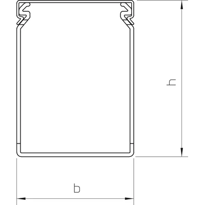 Hřebenový kanál LKV 100X37, 5, LKV N 10037