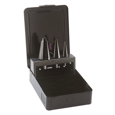 HSS peeling drill bit set for sheet metal ø 3-30 mm