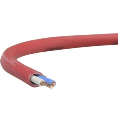 HTKSHekw 1x2x1.0 red halogen-free cable for fire protection installations