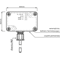 Humidity and temperature transmitter, MODBUS RTU, 9-30V, 0-100%RH,
